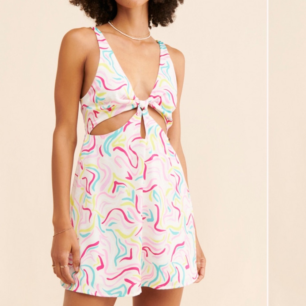 For Love and Lemons Palmer Mini Dress Size Small